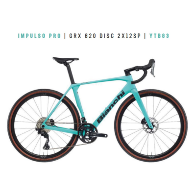 Gravel Bianchi Impulso Pro GRX 820 Disc 2x12SP - 2026